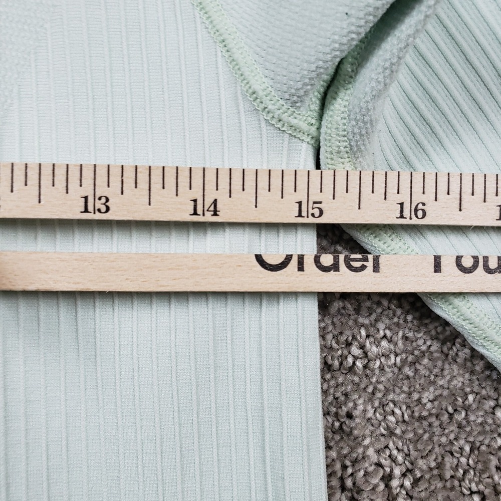 Vintage Patagonia Womens (L) Green Y2k Capilene Midweight Zip-Neck Base Layer - Picture 11 of 14